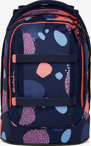 Satch Rucksack in Blau: Vorderseite