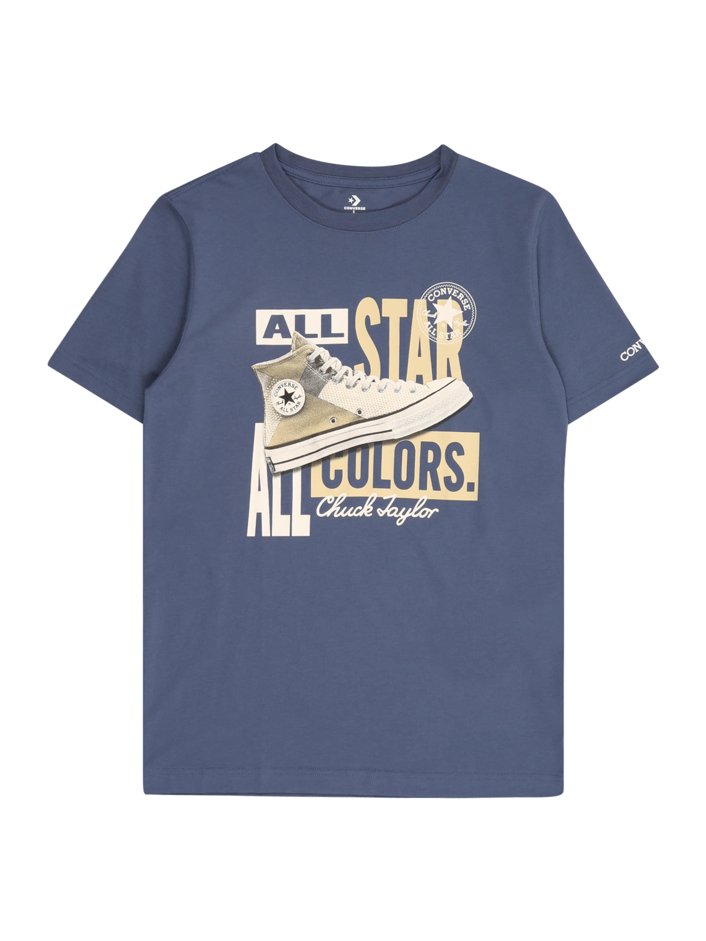 CONVERSE Μπλουζάκι σε μπλε: μπροστά