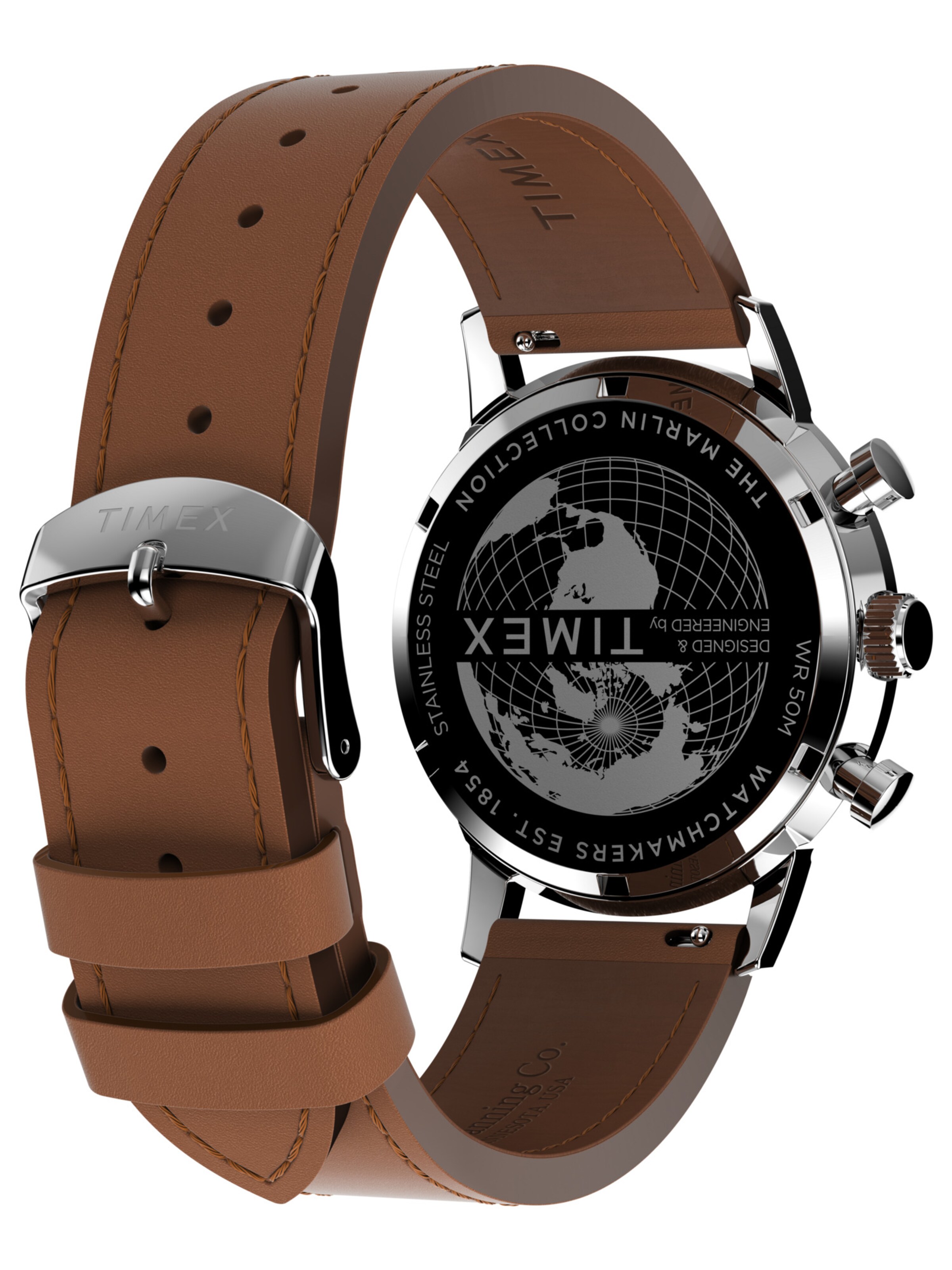 TIMEX Analoog horloge ' Marlin® ' in Bruin