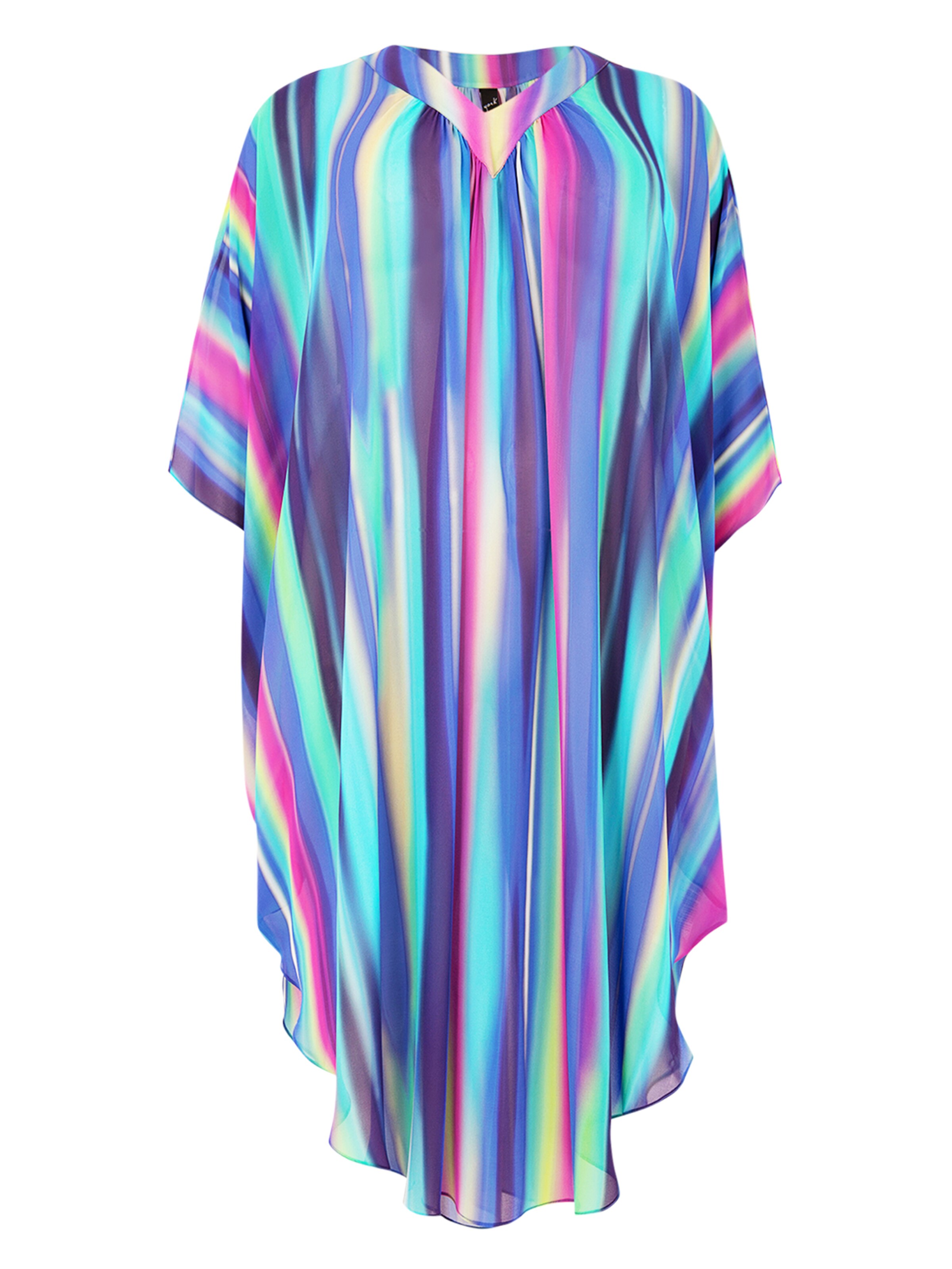 YOEK Jurk in Blauw: voorkant