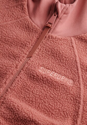 Superdry Fleecejacke in Pink