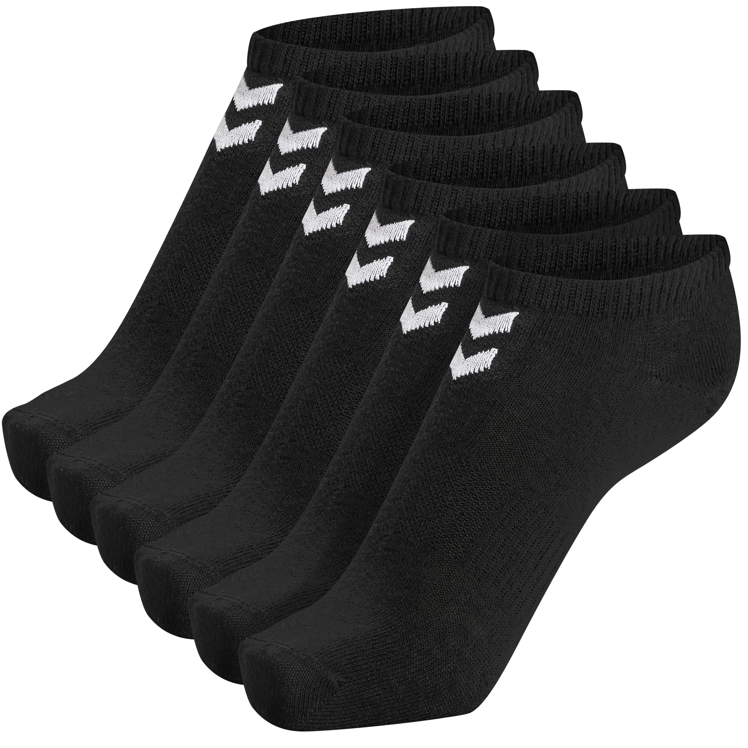 Chaussettes de sport 'hmlChevron' Hummel en noir : devant