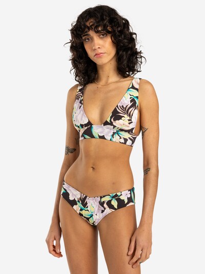 BILLABONG Bas de bikini en bleu cyan / vert / lilas / noir, Vue avec produit