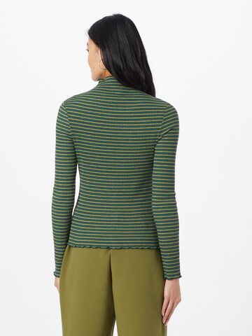 LEVI'S ® Majica 'Flora Mockneck' | zelena barva