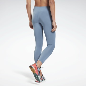 Reebok Skinny Sporthose in Blau