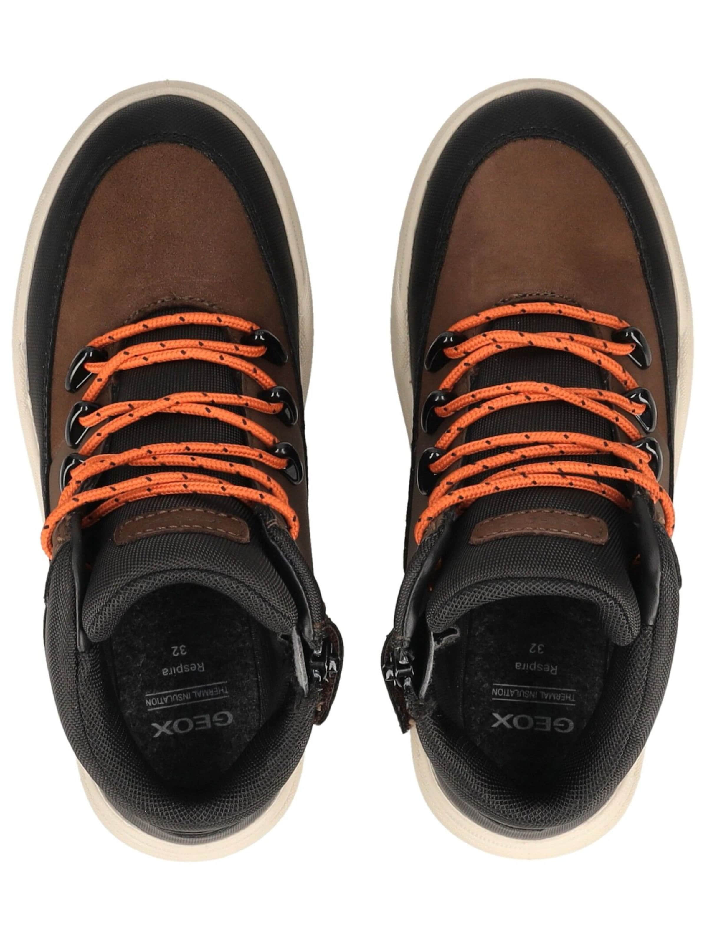GEOX Boots in Brown: top