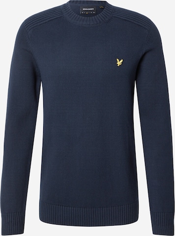 Lyle & Scott Neulepaita värissä sininen: etupuoli