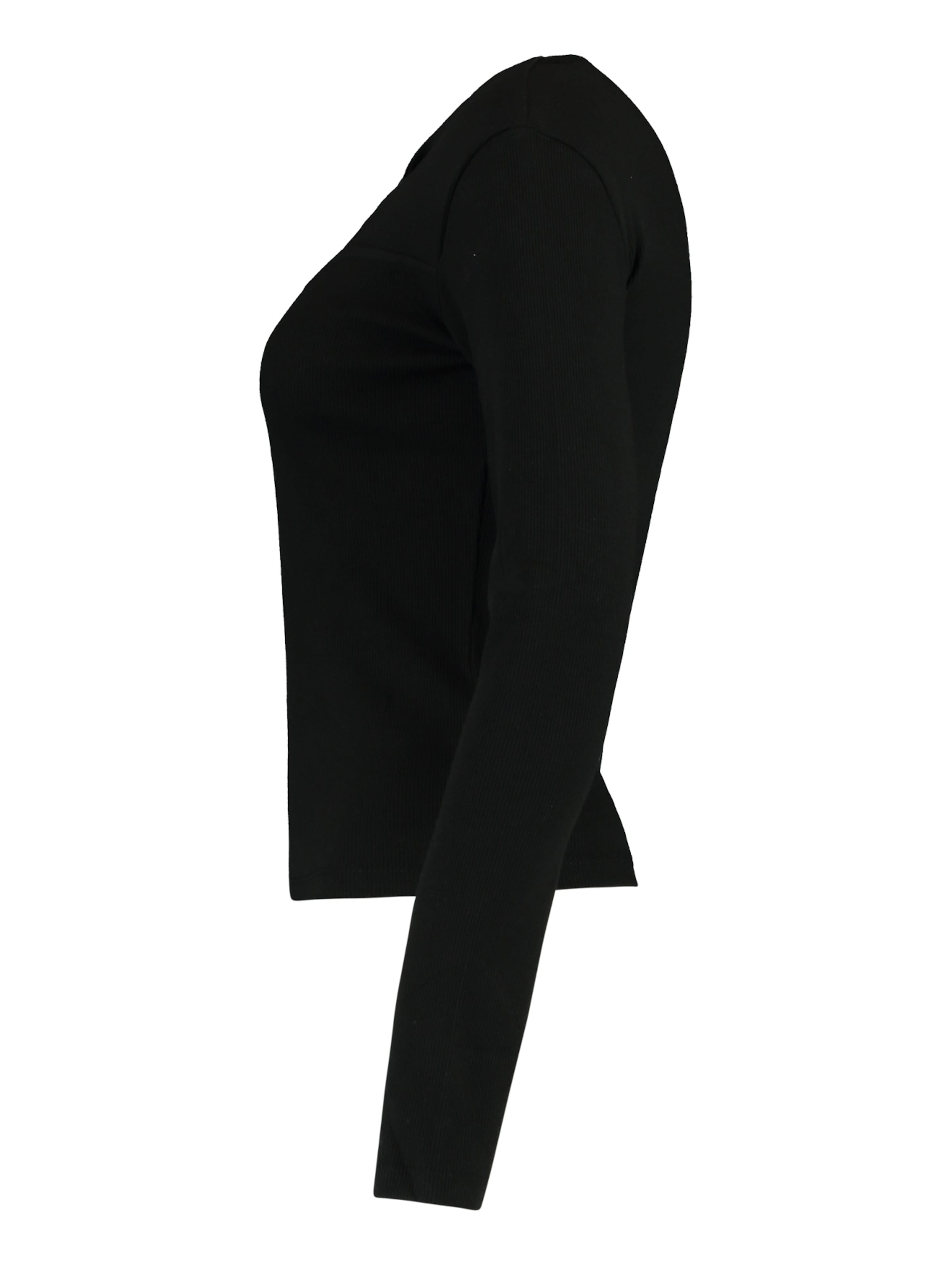 Hailys Póló 'Holey' - fekete