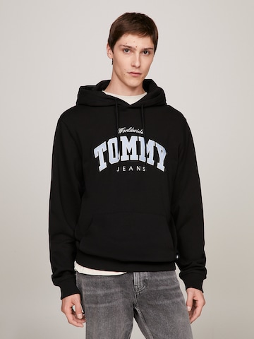 Tommy Jeans Sweatshirt i svart: framsida