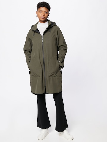 Manteau fonctionnel 'Rain128' ILSE JACOBSEN en vert : devant