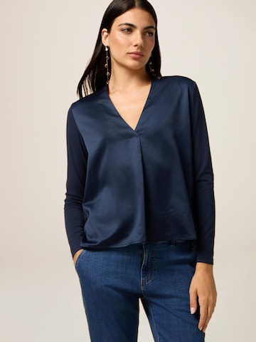 oltre - Top en azul: frente