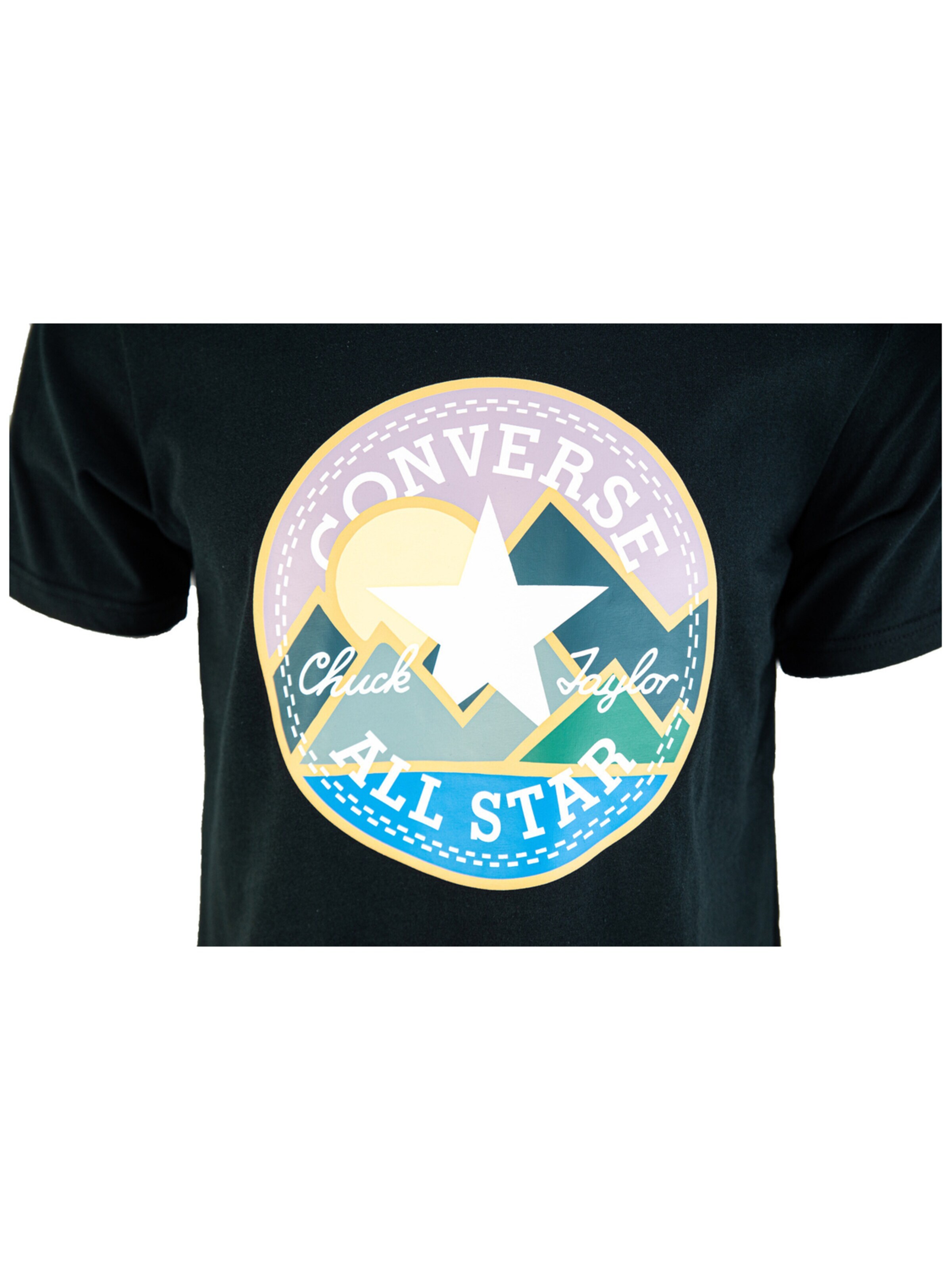 CONVERSE - Camiseta 'Converse Coastal Remix' en negro