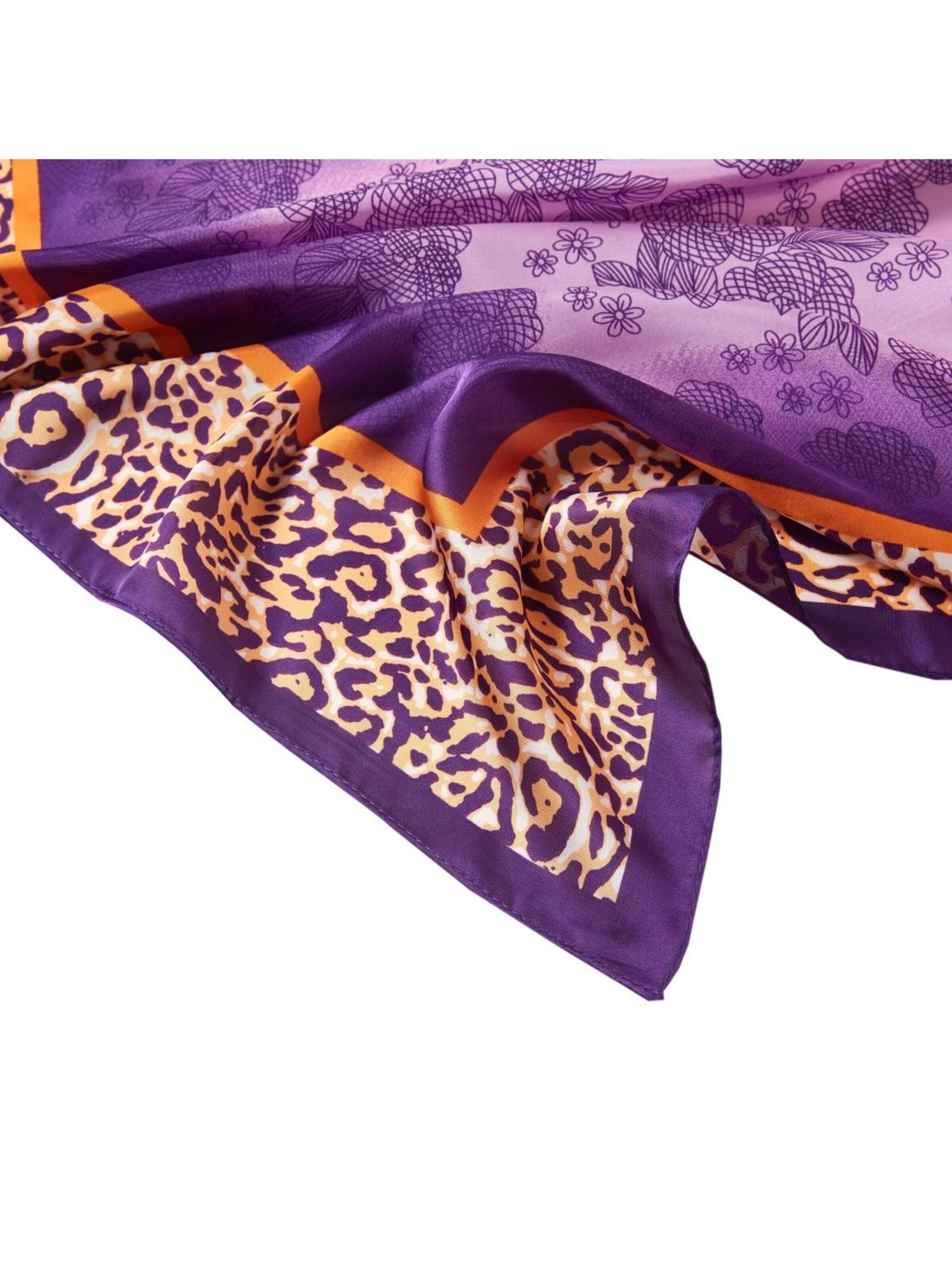 alberto cabale Scarf 'Chetaah Cléo' in Purple