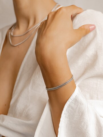 Hey Happiness Armband 'Vexa'‌ in Silber