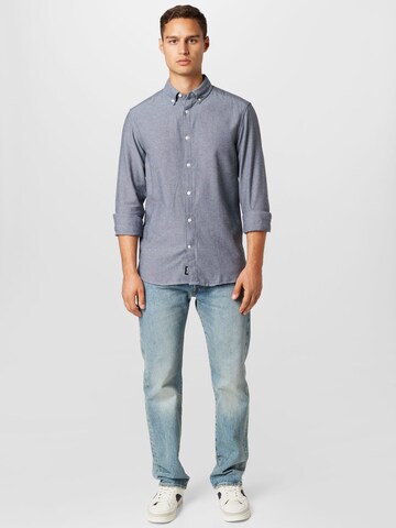Only & Sons Slim fit Button Up Shirt 'TAR' in Blue
