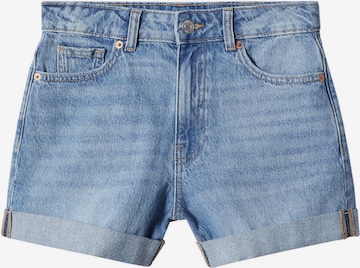 MANGO Regular Shorts in Blau: predná strana