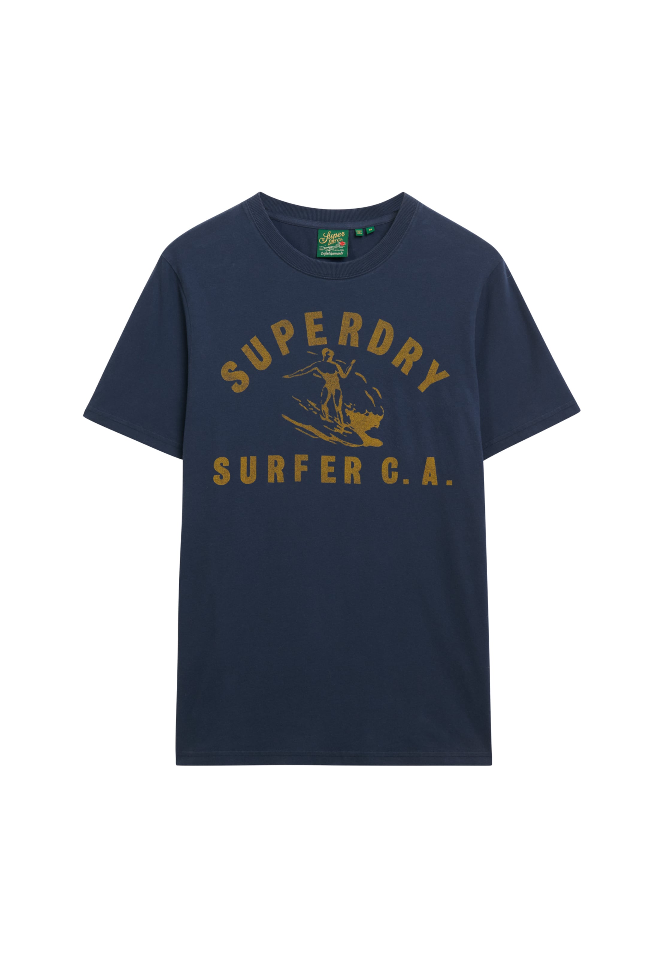 T-Shirt Superdry en bleu : devant