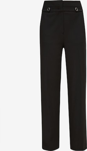 COMMA Regular Pants in Black: front