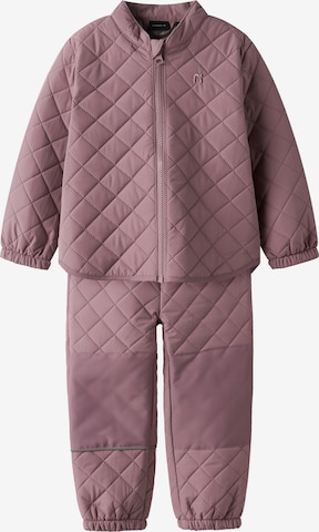 NAME IT - Traje funcional 'NMNCHILLY' en lila: frente