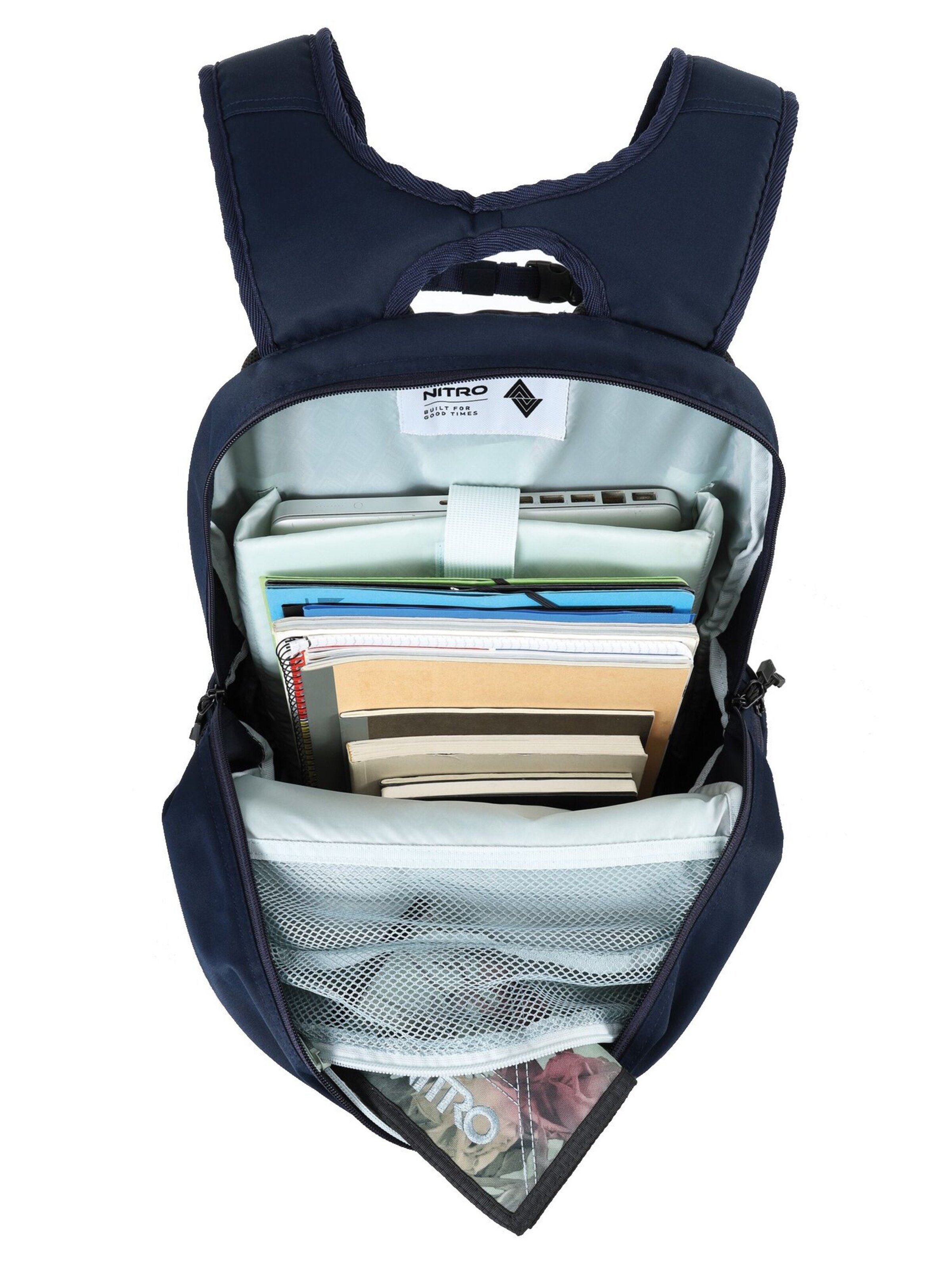 NitroBags Rucksack Hero in Blau