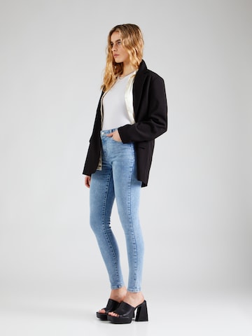 PIECES Skinny Jeans 'DANA' in Blau