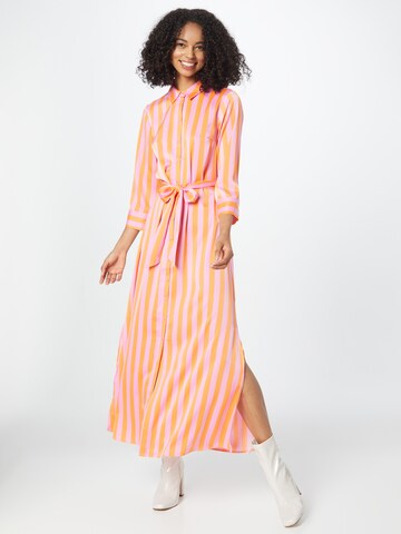 Y.A.S Платье-рубашка 'SIENNA' в Ярко-розовый: спереди