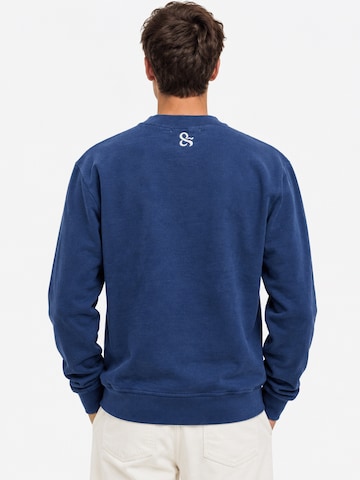 Pullover 'SWEAT SHIRT GARMENT DYED' di Perfect&Basic in blu