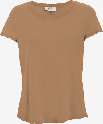 Maglietta di DEHA in marrone: frontale