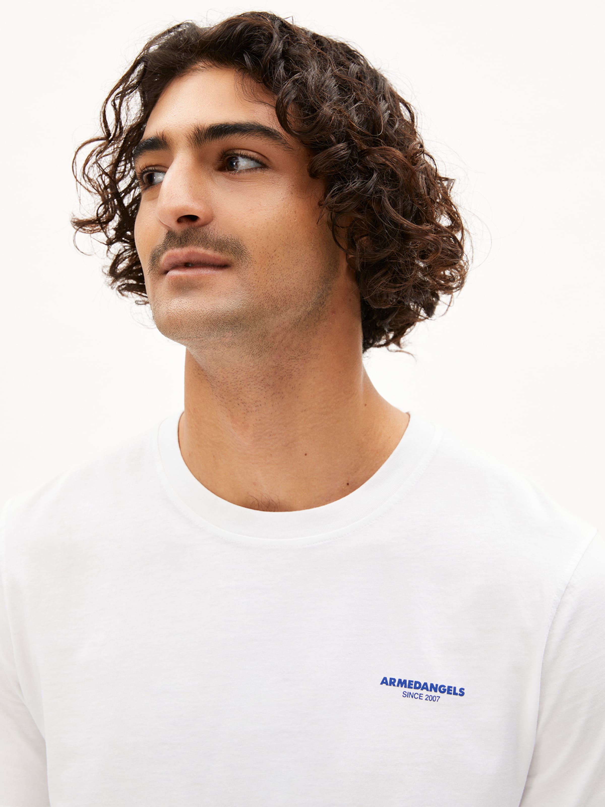 ARMEDANGELS Shirt 'MAARKOS LIGHT SUN' in White