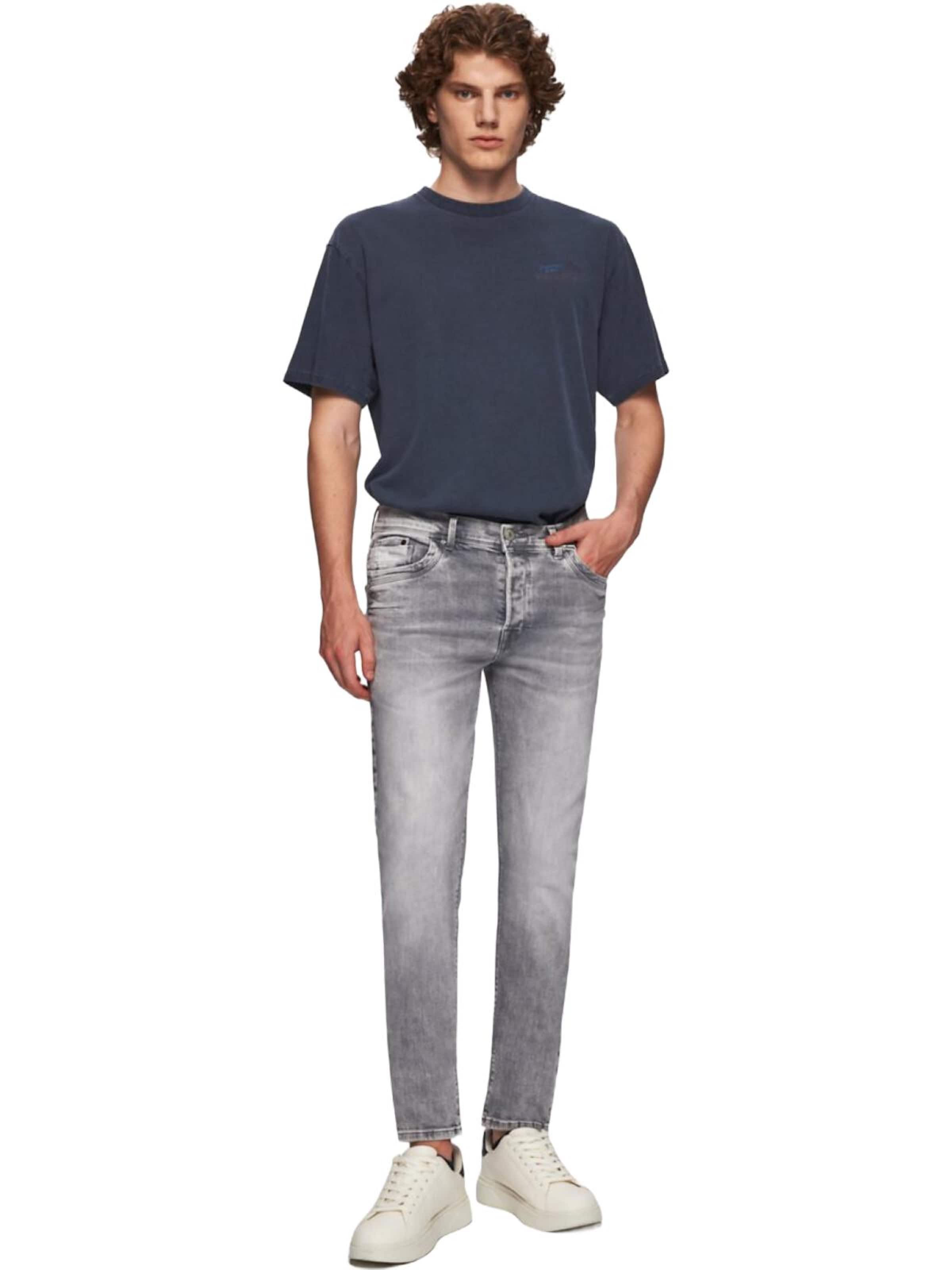 LTB Jeans - Skinny Vaquero 'LTB Jeans Servando 600 Skinny Leg Mid Waist Jeanshose' en gris: frente