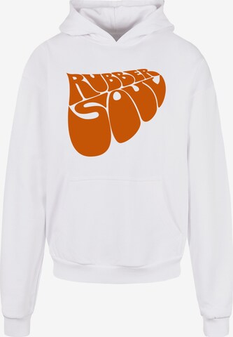 Merchcode Sweatshirt 'Beatles - Rubber Soul' in White: front