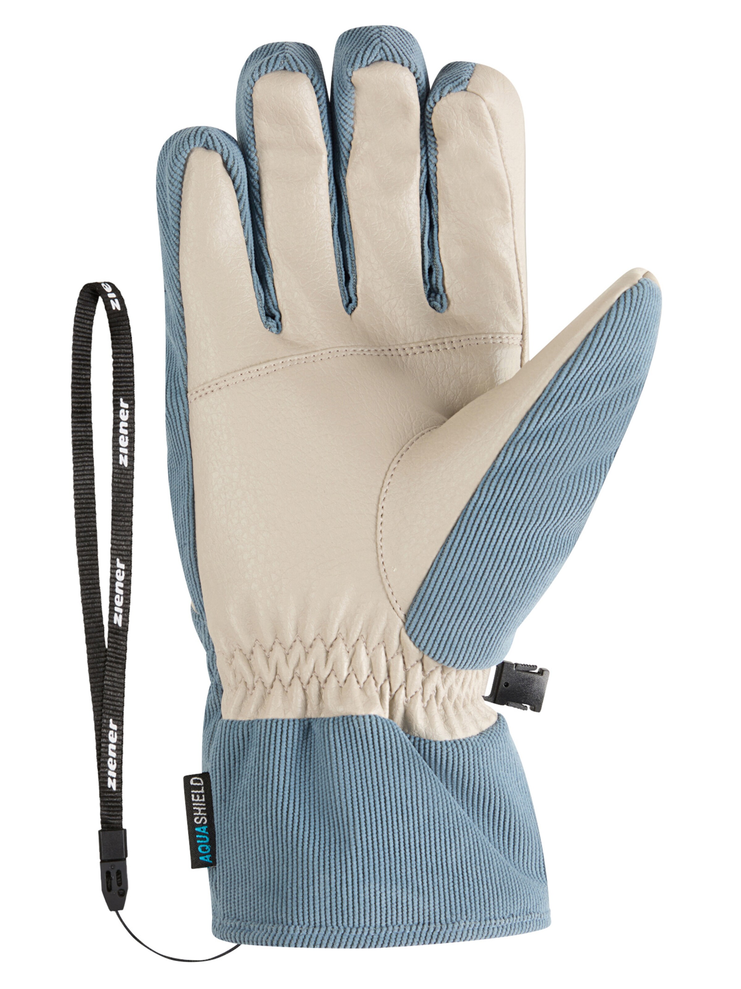ZIENER Athletic Gloves 'Getter' in Grey