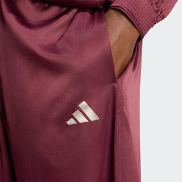 ADIDAS PERFORMANCE Loosefit Sportbroek 'Cover Up' in Rood