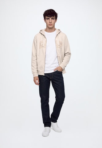 GAP Кофта на молнии в Бежевый