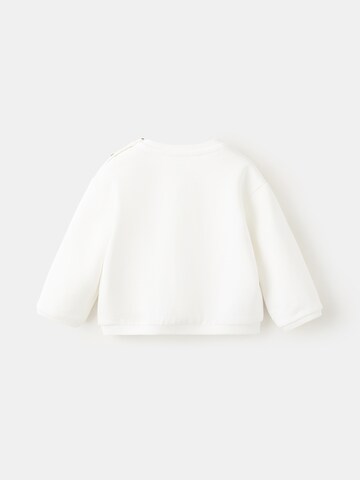 MANGO KIDS Sweatshirt 'GIRAFFE' i vit