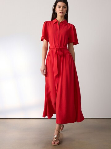 Robe-chemise Next en rouge : devant