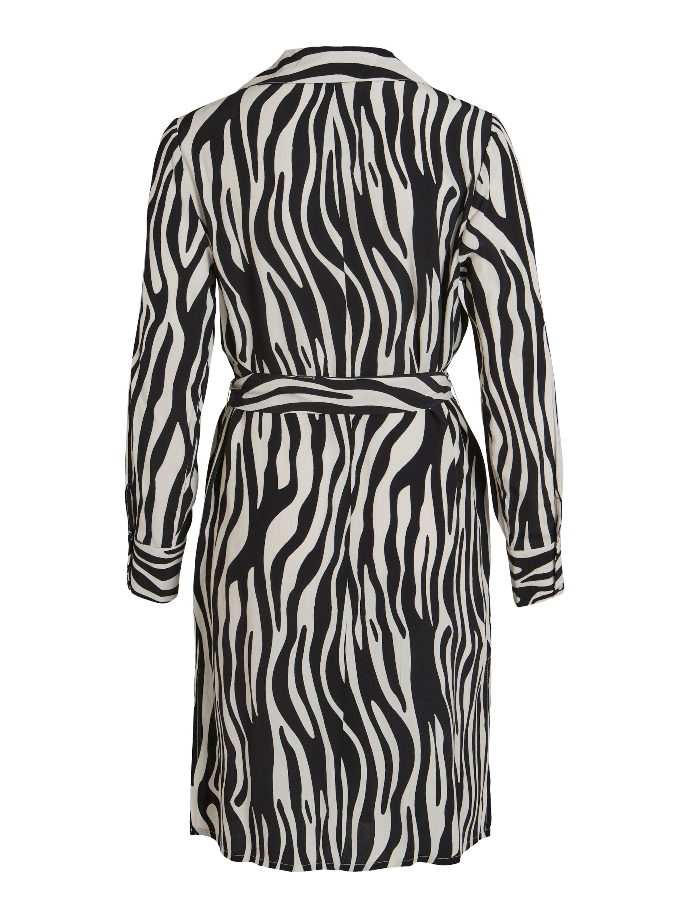 VILA Košeľové šaty 'FINI' - Čierna