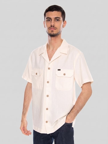 Comfort fit Camicia 'Utility Camp' di Lee in bianco