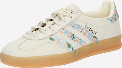 ADIDAS ORIGINALS Baskets basses 'GAZELLE' en bleu ciel / vert / orange foncé / blanc cassé, Vue avec produit