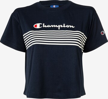 Champion Authentic Athletic Apparel Shirt in Blauw: voorkant