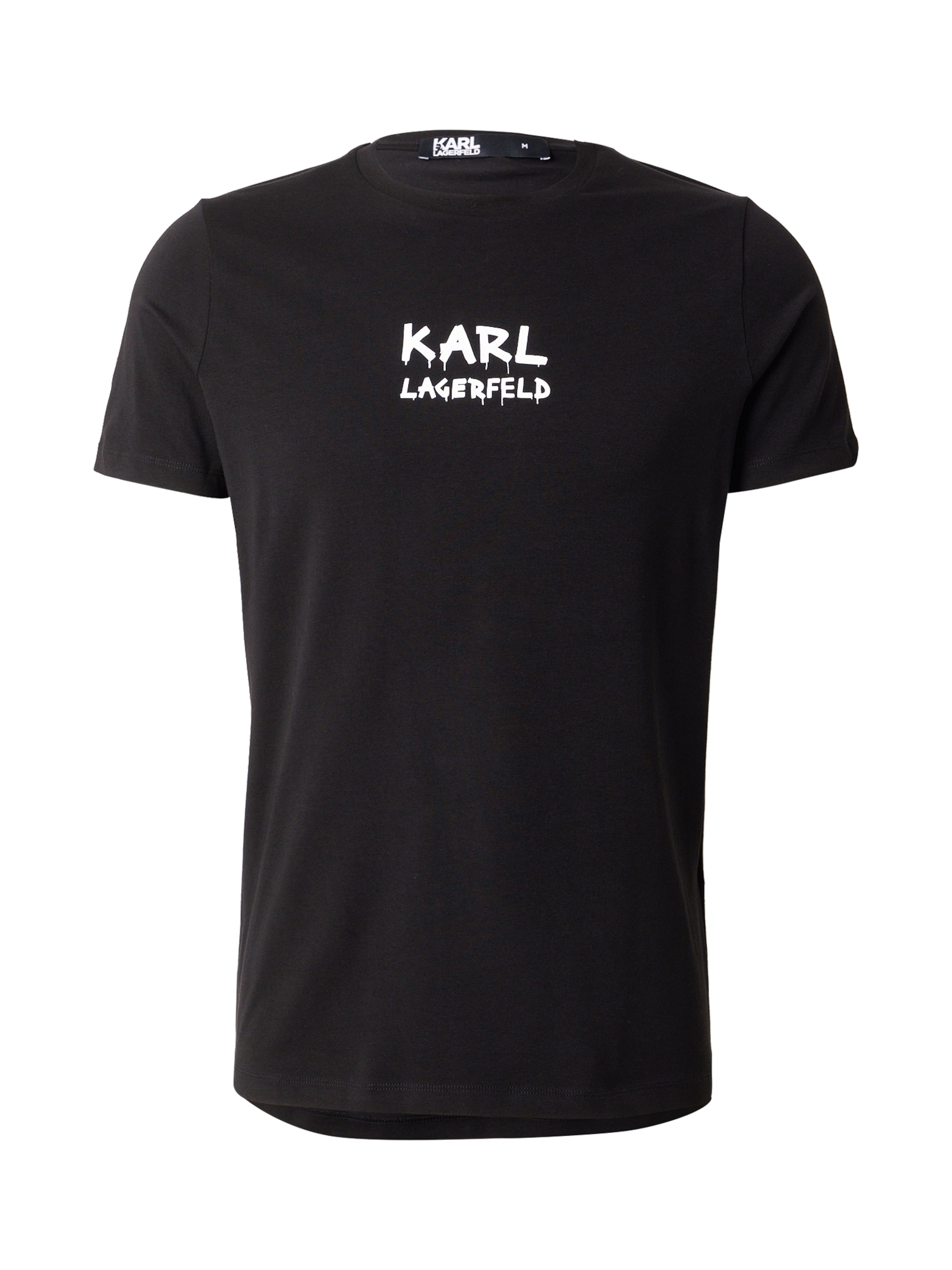 Karl Lagerfeld Póló - fekete: elől