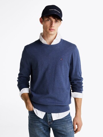 TOMMY HILFIGER Pulóver 'Essential' - kék: elől