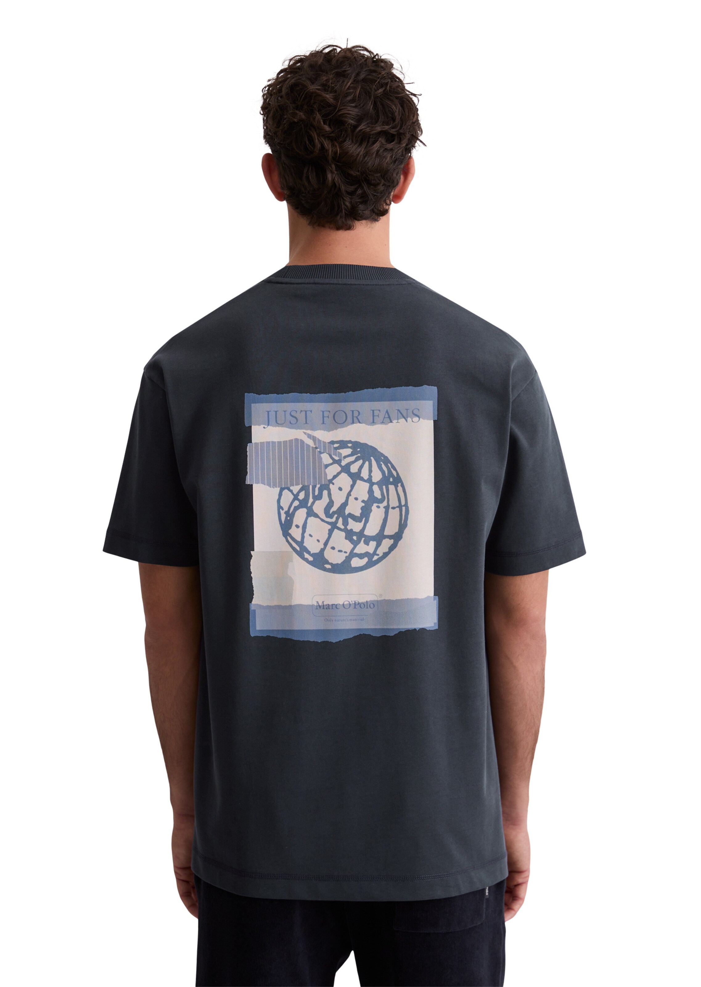 Marc O'Polo Shirt in Blauw: voorkant