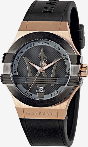 Maserati Analog Watch 'Potenza' in Gold: front