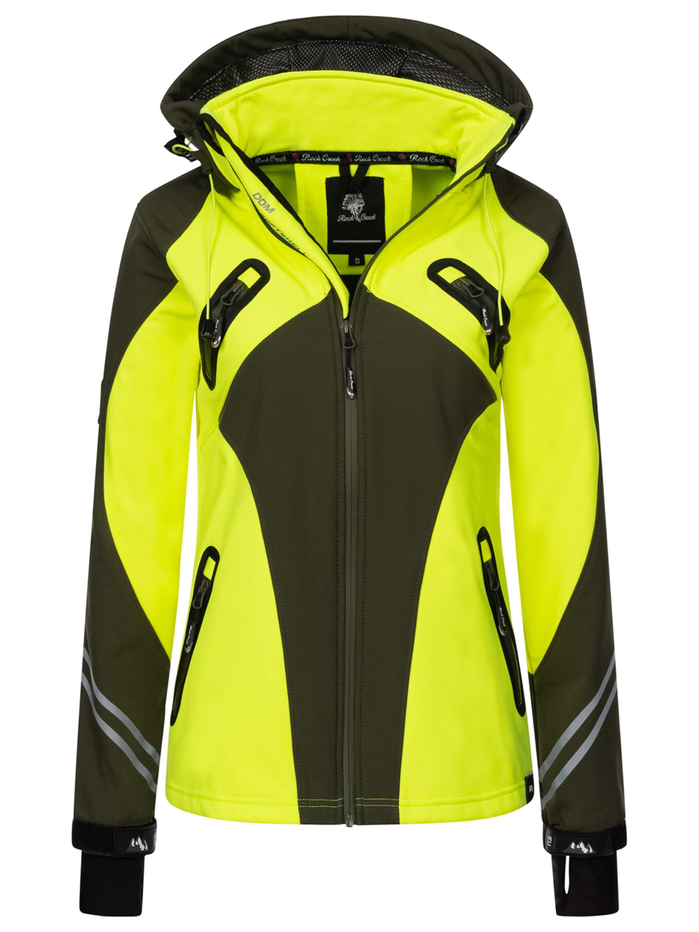 Rock Creek Outdoorjacke in Grün: Vorderseite