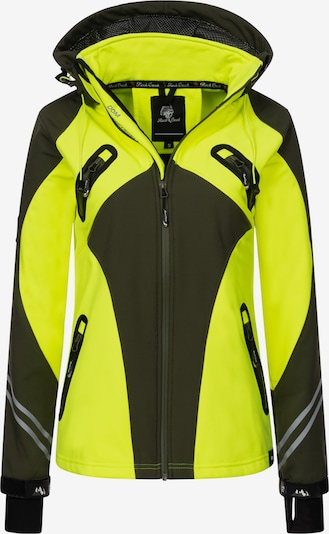 Rock Creek Outdoorjacke in anthrazit / apfel / tanne, Produktansicht