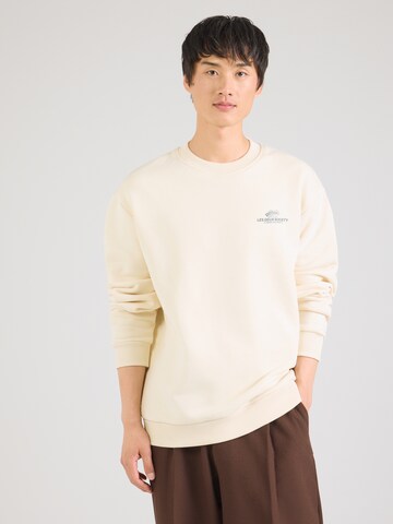 Les Deux Sweatshirt 'Exhibition' in Beige