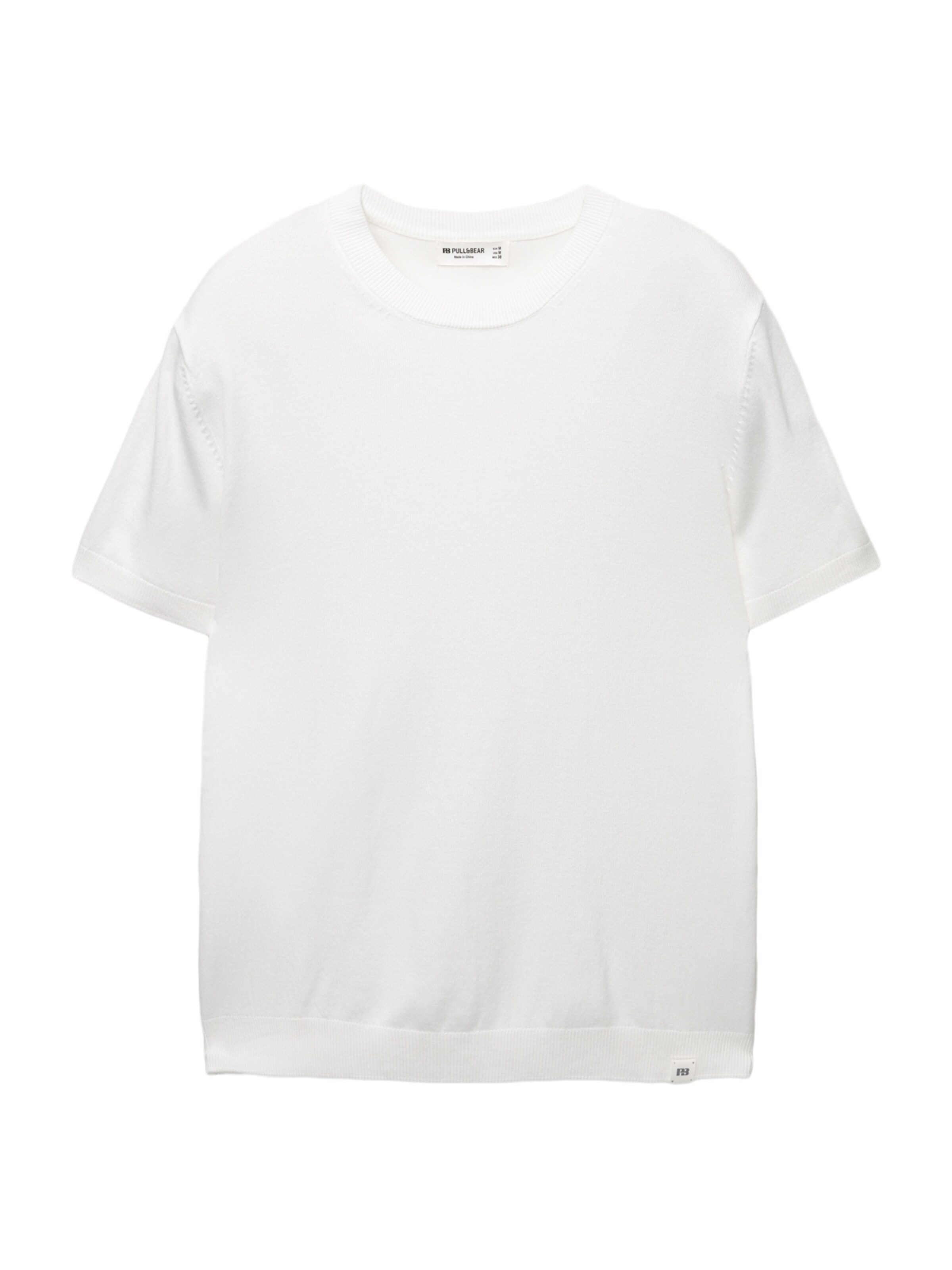 Pull&Bear Sweater in White: front