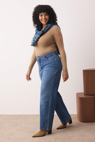 Trendyol Curve Широкий Джинсы в Синий