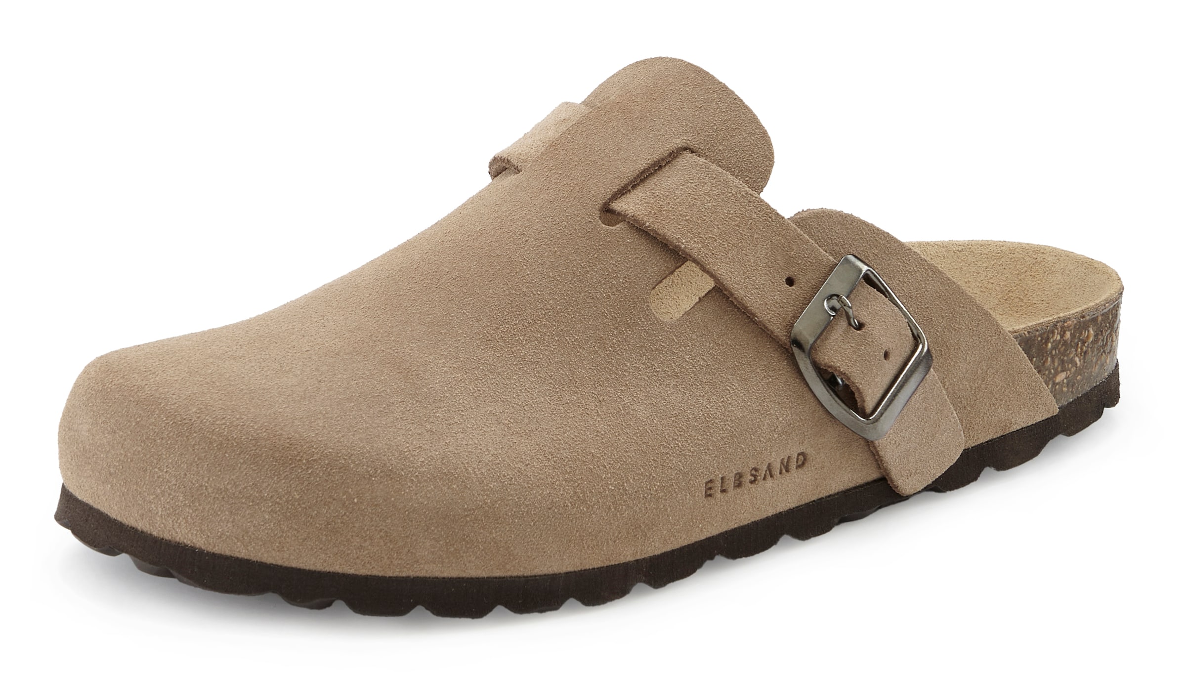 Elbsand Pantolette in Beige: Vorderseite